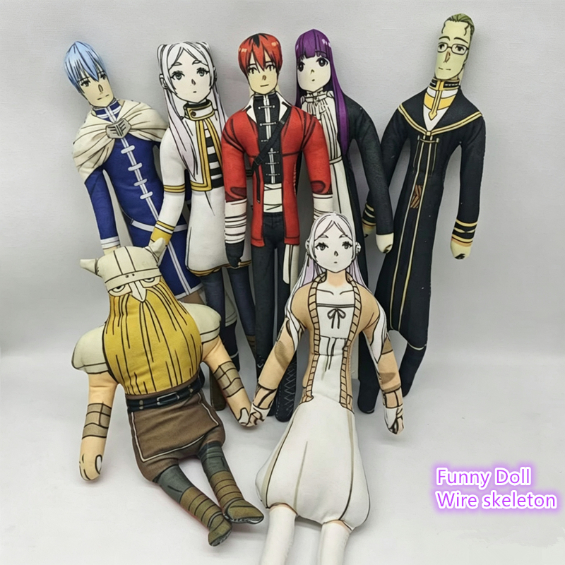 อะนิเมะ Frieren: Beyond Journeys End ตลกรูปตุ๊กตาลวด Skeleton Twistable Sousou no Frieren ตุ๊กตาของข