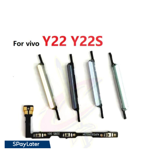 เปิดสวิตช์ระดับเสียงปุ่ม flex สําหรับ VIVO Y22 Y22S V2206 V2207