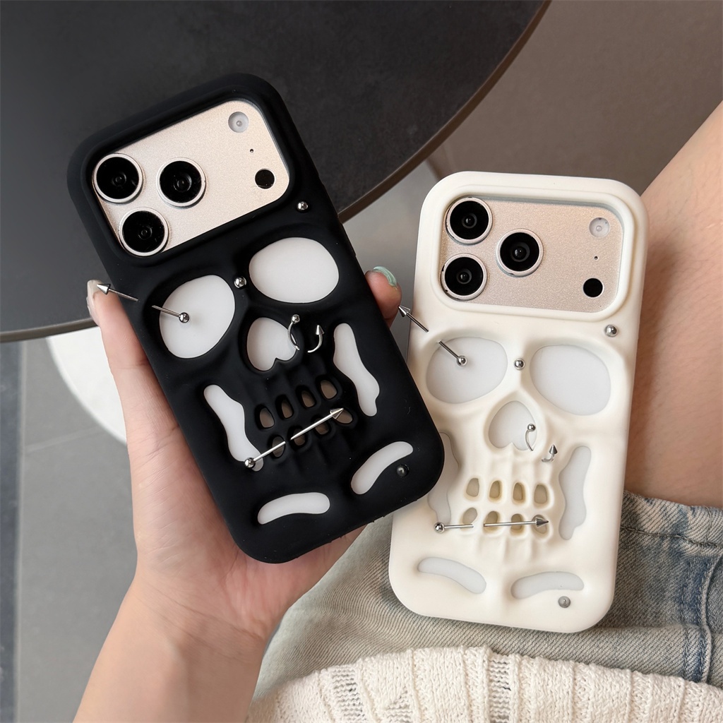 สําหรับ iphone Case 17 Pro Max 16 Pro Max 15 Pro Max 3D เคสซิลิโคนสามมิติ Soft Case