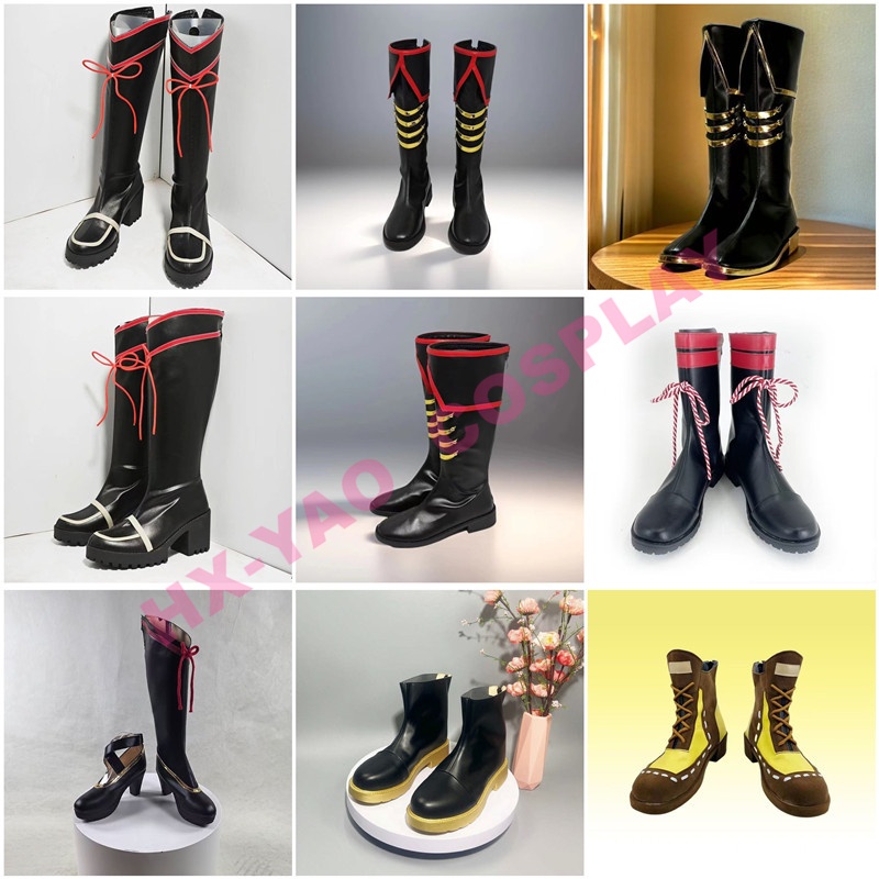 【HX-YAO】Limbus Company HongLu รองเท้าคอสเพลย์ Don Quixote Sancho Jia Qiu รองเท้าคอสเพลย์โชว์