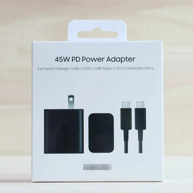 EP-T4510 45W PD Super Fast GaN Charger US/EU/UK Power Adapter สําหรับ Samsung Galaxy S24 S23 S22 Plu