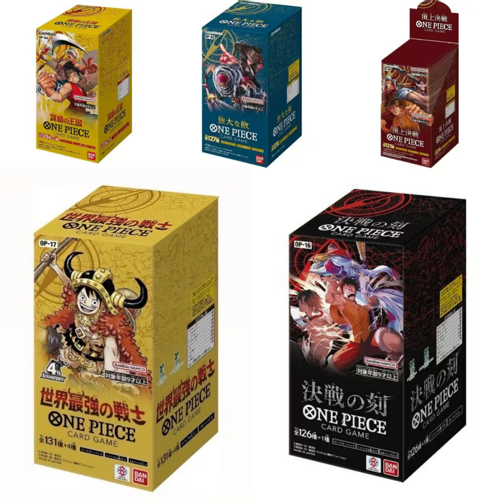 One Piece TCG [JAPAN] Booster Box OP17/OP16/OP02/OP03/OP04/OP05 Card