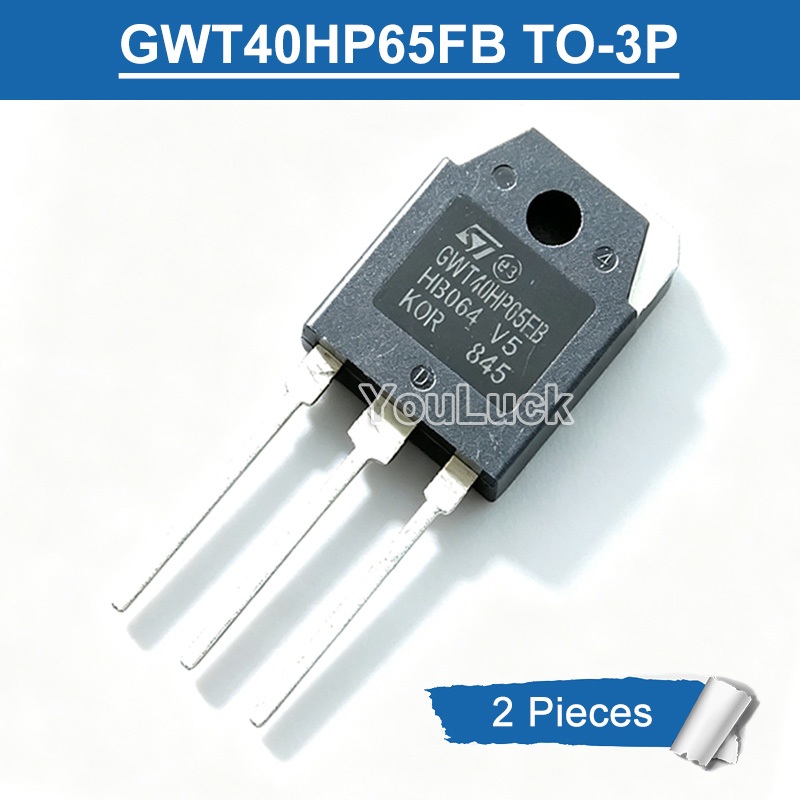 2 ชิ้น GWT40HP65FB TO-3P 40A/650V IGBT ทรานซิสเตอร์ใหม่เดิม