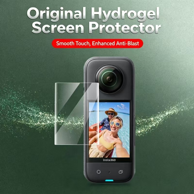 4PCSFilm สําหรับ Insta360 X3 / Insta360 X4 / Insta360 X5 / Insta360 X6 ป้องกันหน้าจอฟิล์ม Hydrogel