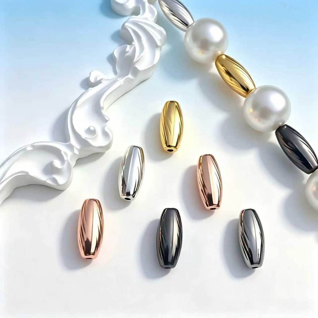 AXF1458 [Monochrome ฟรี 1 ชิ้นสําหรับการสั่งซื้อมากกว่า 5 ชิ้น] 14K Gold สี Retention Spiral Rice Se