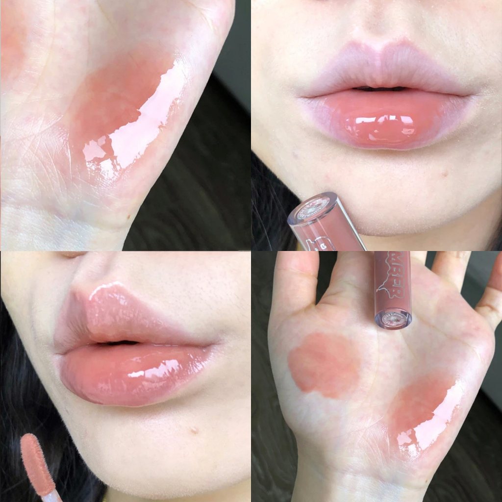 ใหม่! LEEMEMBER Lava Moisturizing Lip Gloss Mirror Lip Glaze LAVA15