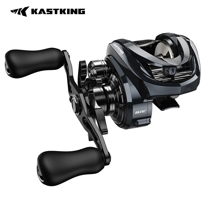 KastKing AL-Ti Elite Baitcasting Reel True Titanium Spool Halo Vortex Magnetic Braking System Digi-Cut อลูมิเนียมกรอบ TiCon คาร์บอนไฟเบอร์ด้านข้าง 2 + 9 + 9 + 1 ตลับลูกปืน