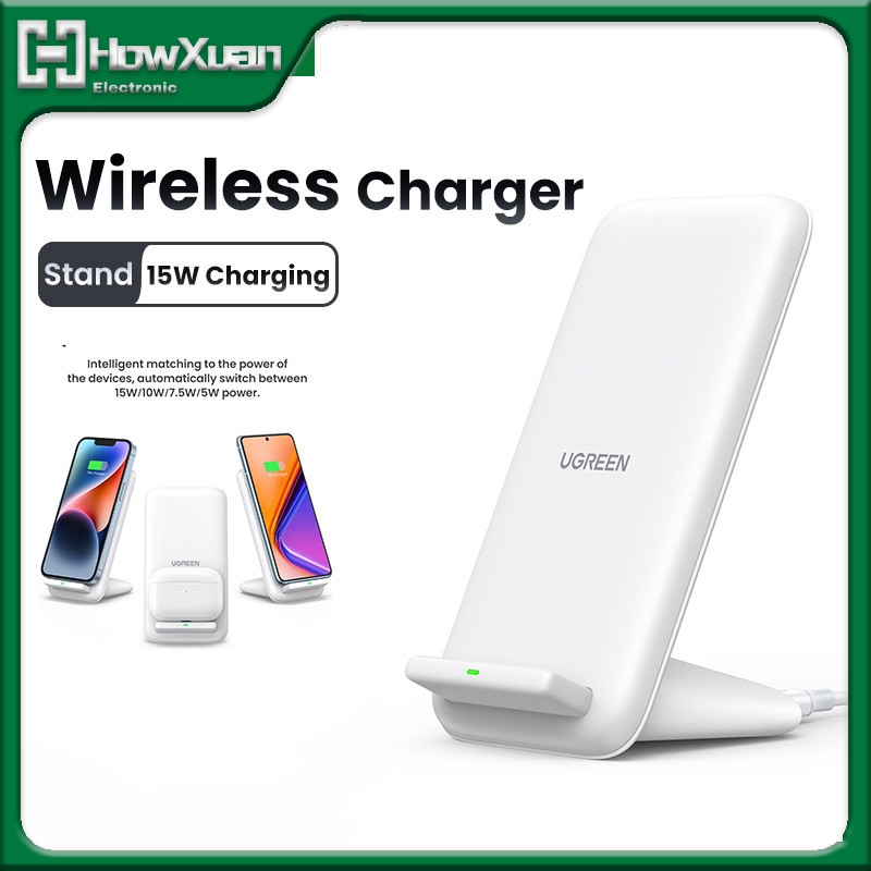 UGREEN Qi 15W Wireless Charger Phone Holder Fast Charger