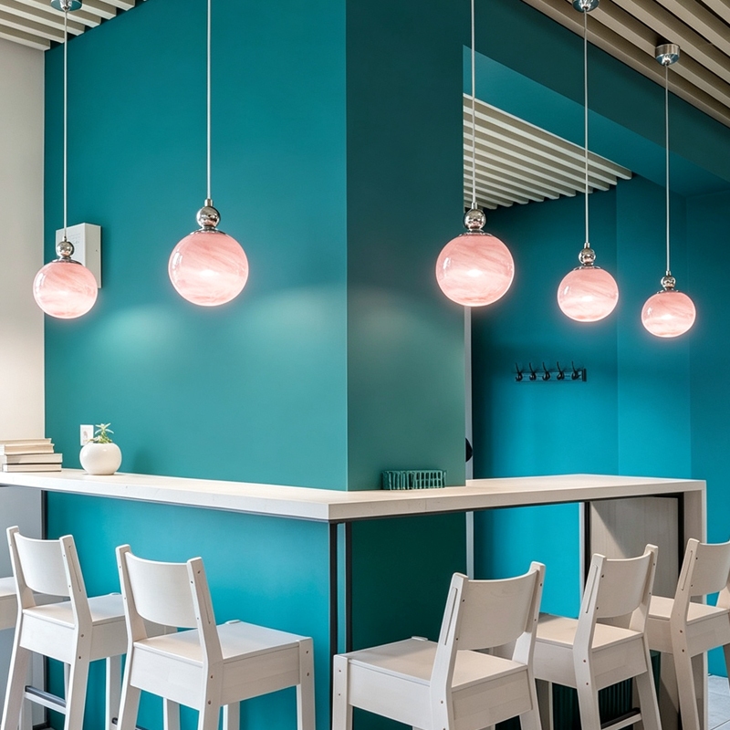 AESTHETIC_LIGHTING โคมไฟเพดาน ไฟ Led เพดาน ห้องทานข้าว โคมไฟห้อย มินิมอล โคมไฟติดเพดาน นอร์ดิก