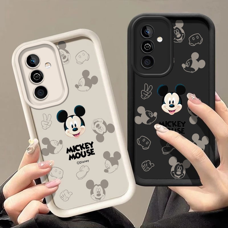 Samsung Galaxy S26 FE 5G S26+ Plus S26ultra Casing Mickey Mobile Case Cute Solid Color Cover