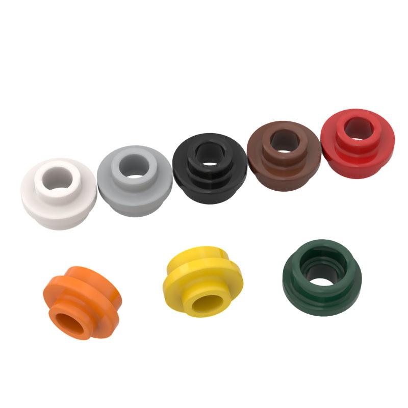 50pcs Moc 85861 28626 29877 แผ่นรอบ 1 x 1 เปิดสตั๊ดอิฐ Part ใช้งานร่วมกับ Building Block อนุภาค DIY Assmble ของเล่นของขวัญ