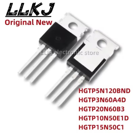 5PCS HGTP5N120BND HGTP3N60A4D HGTP20N60B3 HGTP10N50E1D HGTP15N50C1 TO-220 MOS FET