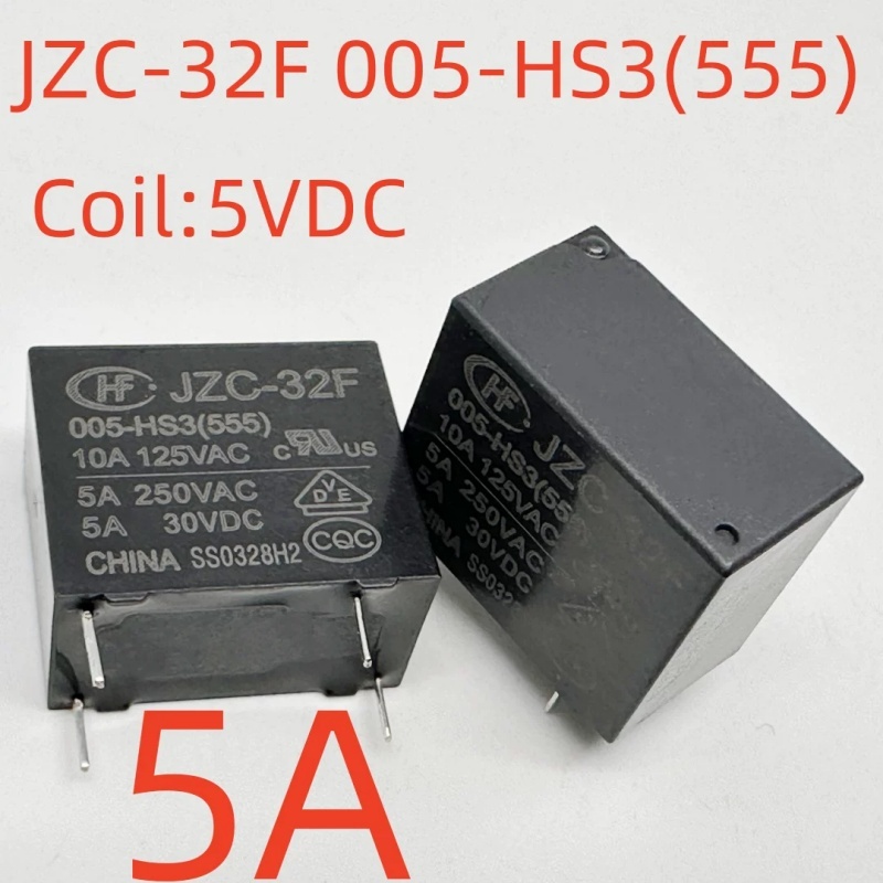 รีเลย์ JZC-32F 005 009 012-HS3 (555) 5A 4 Pins