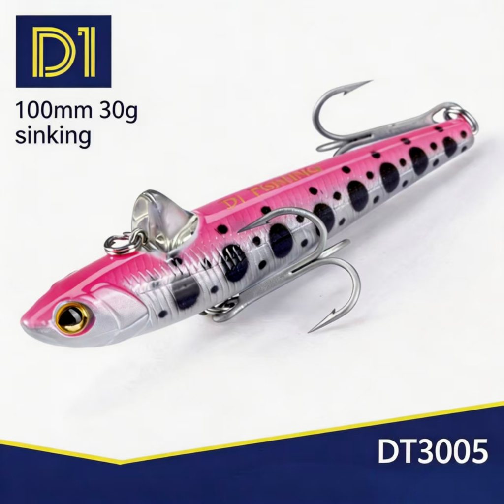 D1 Sinking ดินสอเหยื่อตกปลาประดิษฐ์ Stickbait Hard เหยื่อ 100 มม./30g ตกปลาฤดูหนาวสําหรับ Bass Pike 2020 ตกปลา