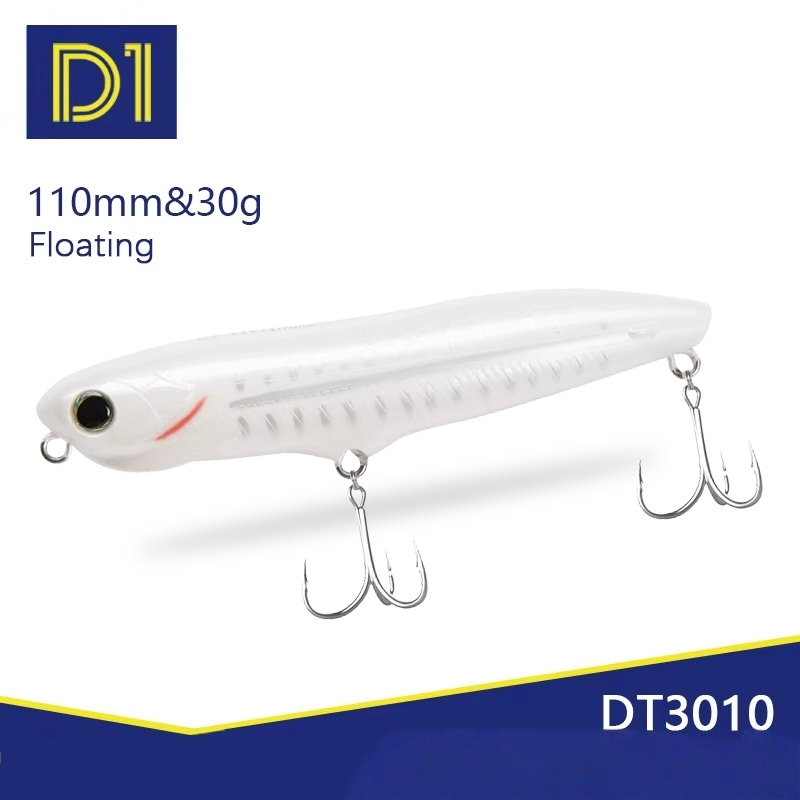 D1 ตกปลา oikawa ดินสอลอยฮาร์ดล่อโยกเยก 110 มม./19.2g noisy bantam ดังเคาะ พื้นผิวน้ําบนงูปลากะพง 2020