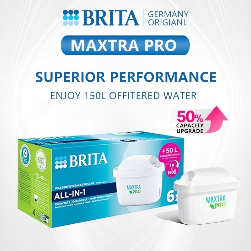 【Germany Original】Brita Maxtra Pro Water Filter Cartridges 6pack