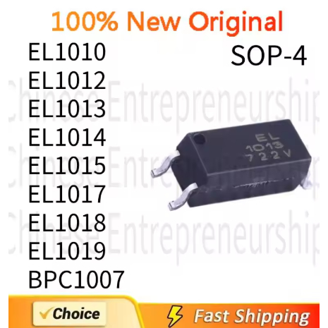 10 ชิ้น/ล็อต SOP-4 EL1010 EL1012 EL1013 EL1014 EL1015 EL1017 EL1018 EL1019 BPC1007 SOP-4 SMD opto-co