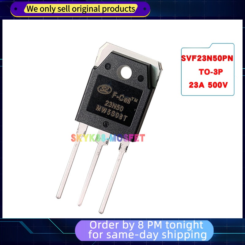 SVF23N50PN Original MOSFET ทรานซิสเตอร์ 23N50 TO-3P N-channel 500V 23A ยี่ห้อใหม่