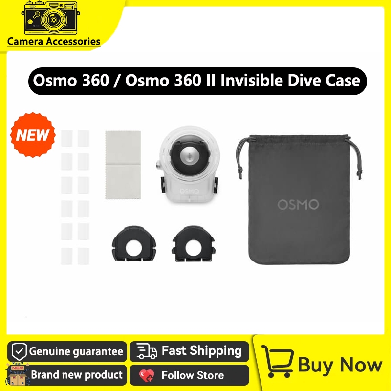 【New Original】DJI Osmo 360 / Osmo 360 II Invisible Dive Case 50m Waterproof Underwater for Osmo 360 