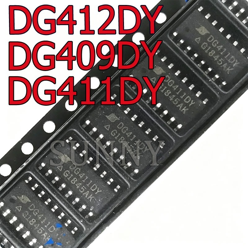 2PCS DG411DYZ DG411DY DG409DY DG412DYZ ยี่ห้อใหม่นําเข้า Patch SOP-16