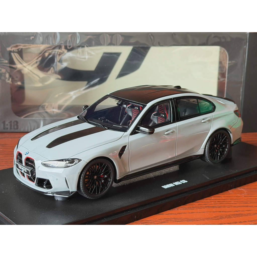 GT Spirit 1: 18 BMW M3 CS สีขาว||| วัสดุเรซิ่น พร้อมกล่องเดิม รับประกันฐานสมบูรณ์ ใหม่เอี่ยมไม่มีรับ