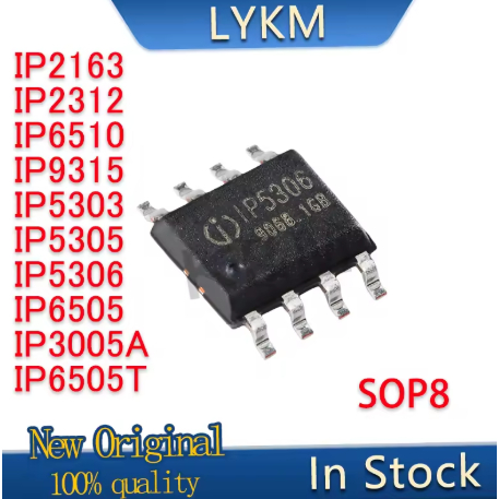5PCS ใหม่ Original IP2163 IP2312 IP6510 IP9315 IP5303 IP5305 IP5306 IP6505 IP3005A IP6505T SOP8 ชิปใ