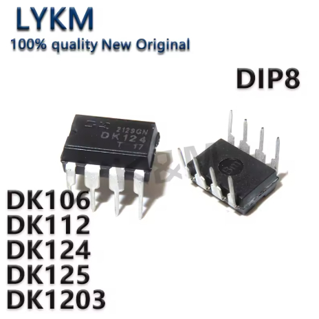 5PCS ใหม่ Original DK106 DK112 DK124 DK125 DK1203 DK3113 DIP8 Switching power supply ชิปสต็อก