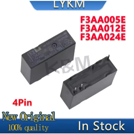 5/PCS ใหม่ F3AA005E 5V F3AA012E 12V F3AA024E 24V 4Pin รีเลย์ในสต็อก