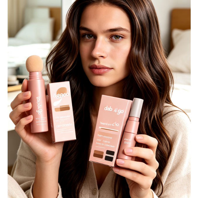 Dab & Go Hair Concealer Stick กันน้ําเหงื่อ Root Touch-Up Powder Cover ผมหงอก Hairline Shadow บรรจุผ