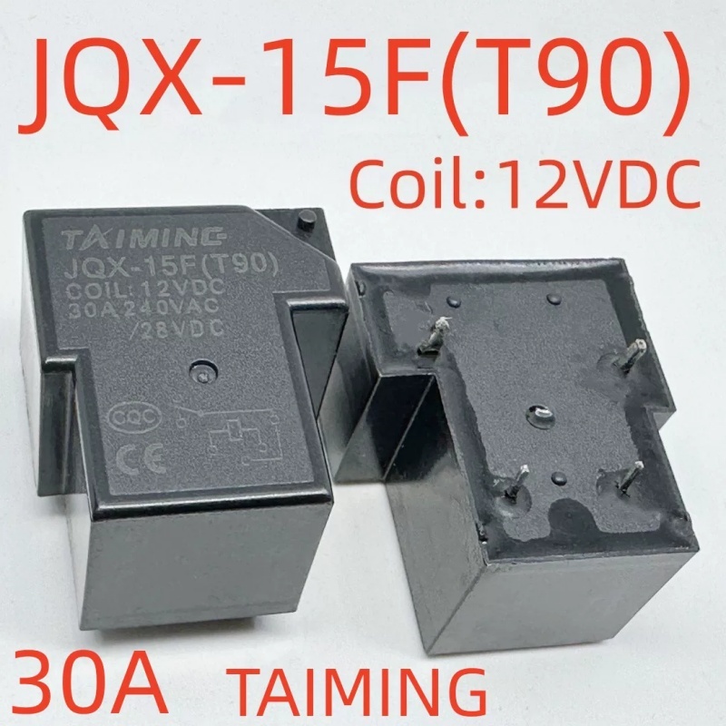 รีเลย์ JQX-15F (T90) 12V30A 4 พิน