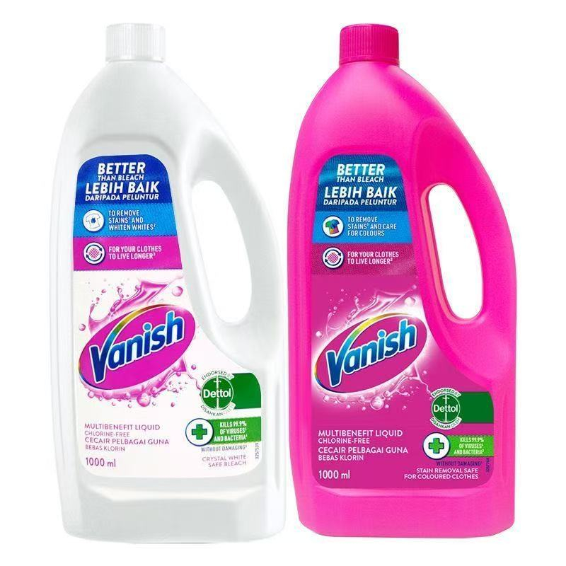 🎨 Vanish สูตรสี 💪 ขจัดคราบฝังลึก 🕳️ ผ้าขาวขาวขึ้น ✨ ผ้าสีไม่ด่าง 🌈 ฆ่าเชื้อ99.9% 🦠