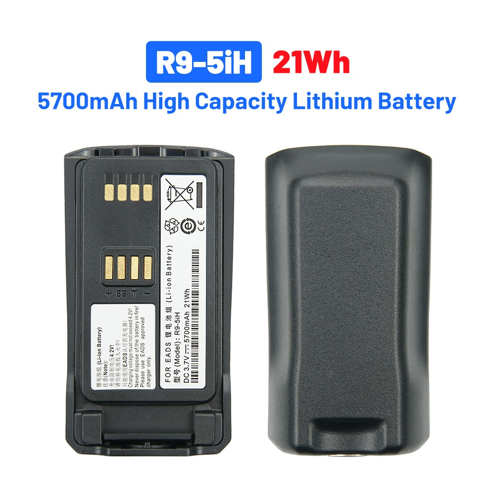 DC-1393.7V 5700mAh R9-5iH แบตเตอรี่ Li-ion สําหรับ EADS Airbus Cassidian THR9 THR9 C-30 THR9 + THR9i