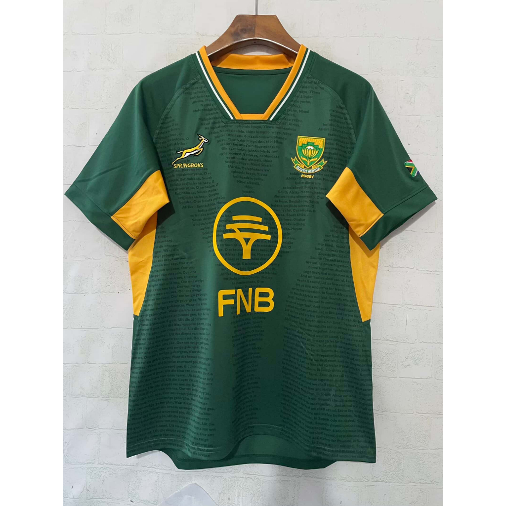 เสื้อรักบี้ 2026-27 South Africa Home Away Rugby Jersey เสื้อสเวตเตอร์แขนสั้นผู้ชาย