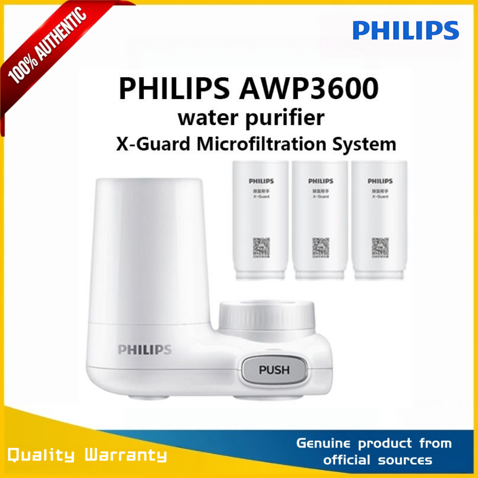 Philips AWP3600 – ไมโครฟิลเตรชั่น X-Guard คาร์บอน-เพียว ก๊อกน้ํา-พร้อม
