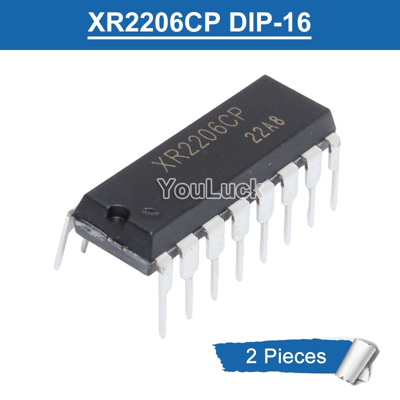 2 ชิ้น XR2206CP 2206CP DIP-16 ฟังก์ชั่นเสาหินเครื่องกําเนิดไฟฟ้าชิป IC ใหม่เดิม