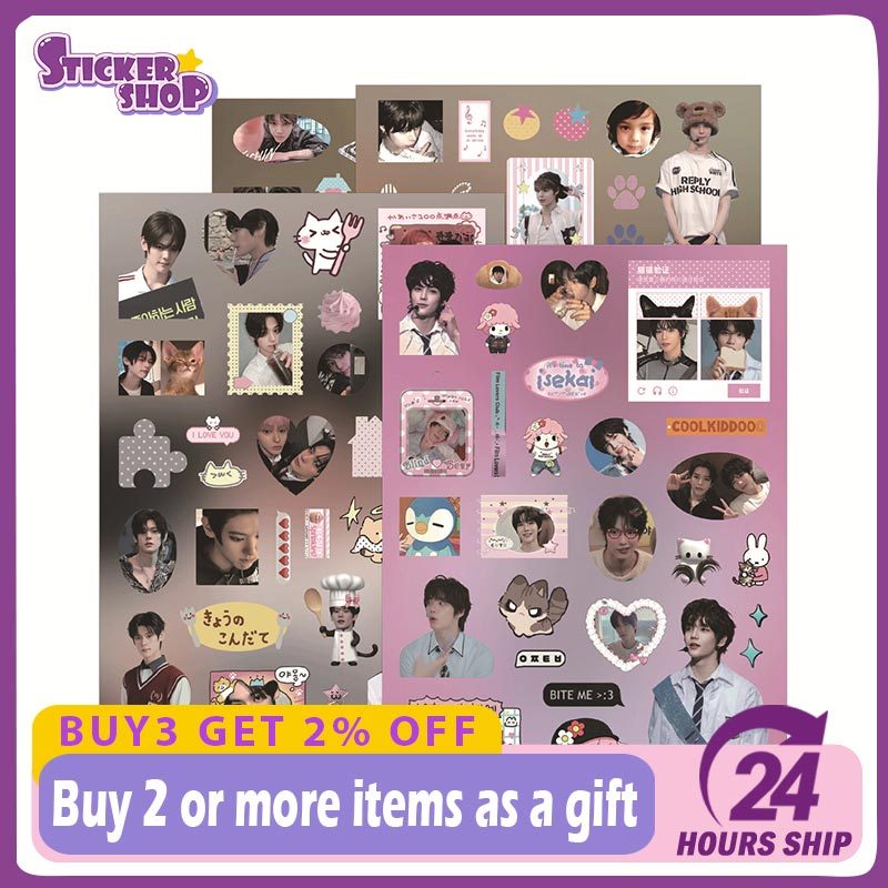 8 ชิ้นเกาหลี Boy Group SMTR25 สติกเกอร์แฟนของขวัญ DIY แล็ปท็อปโทรศัพท์กีตาร์สติกเกอร์กันน้ํา