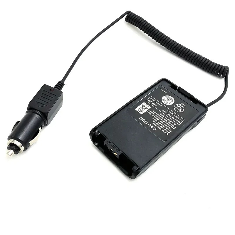 KNB25A 12/24V รถ Charger แบตเตอรี่ Eliminator Adapter สําหรับ KENWOOD TK2140 TK3140 TK2160 TK3160 TK