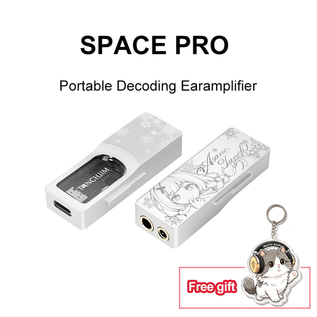 TANCHJIM SPACE PRO เครื่องขยายเสียง 3.5/4.4 Phone Out Mini USB AMP Dual CS43198 DACs