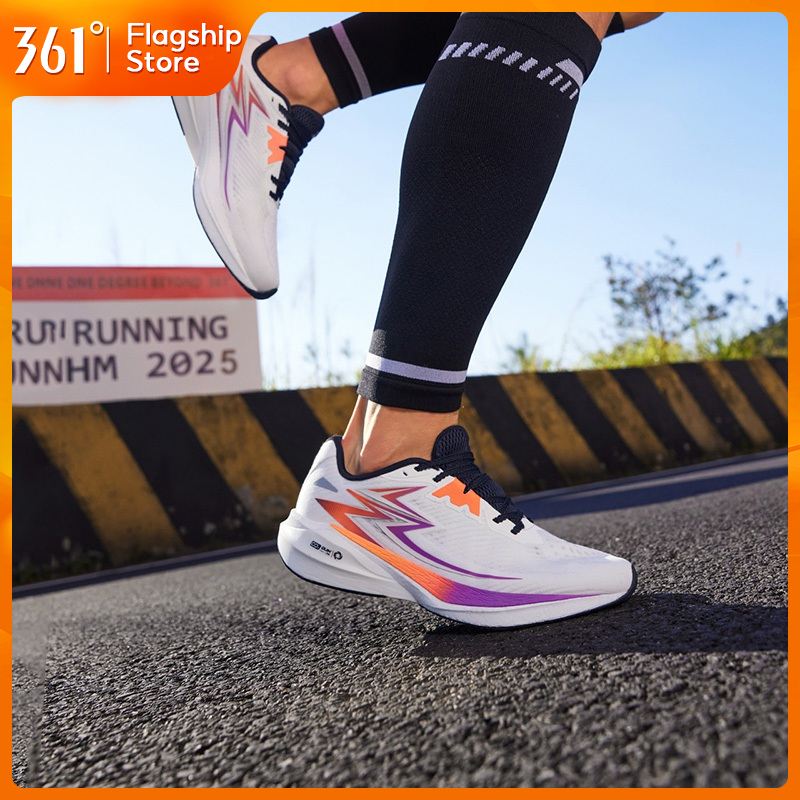 【361 Degrees】Flame Team 2.0 | รองเท้าวิ่งผู้ชาย ระบายอากาศ ทนทาน สำหรับการฝึกวิ่งและทดสอบสมรรถภาพ 67