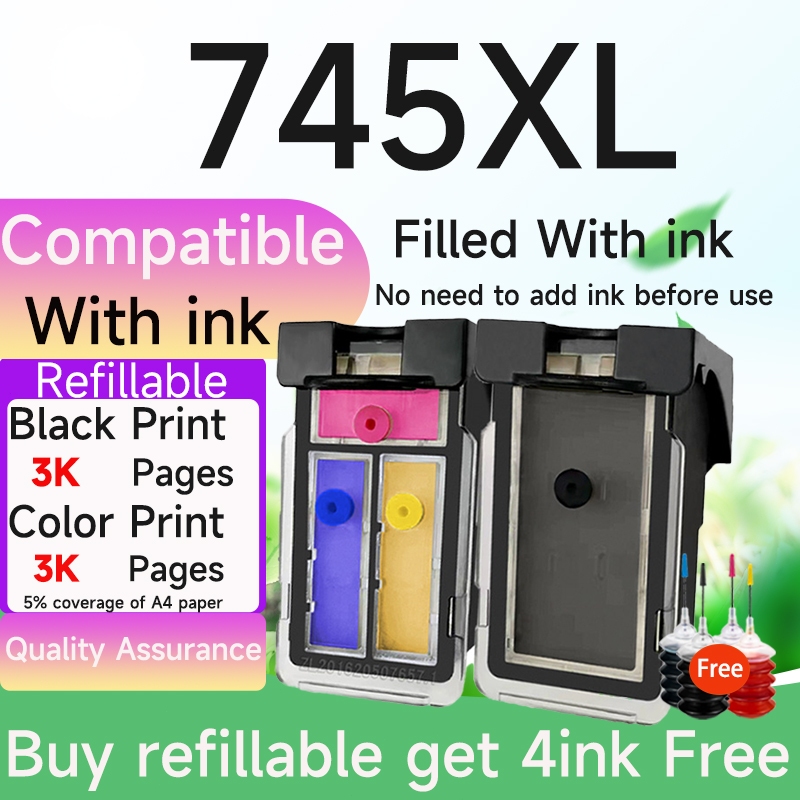 สําหรับ Canon 745 746 ตลับหมึก Canon PG 745 CL 746 ตลับหมึก Canon 745XL 745XL หมึกสําหรับ PIXMA iP28