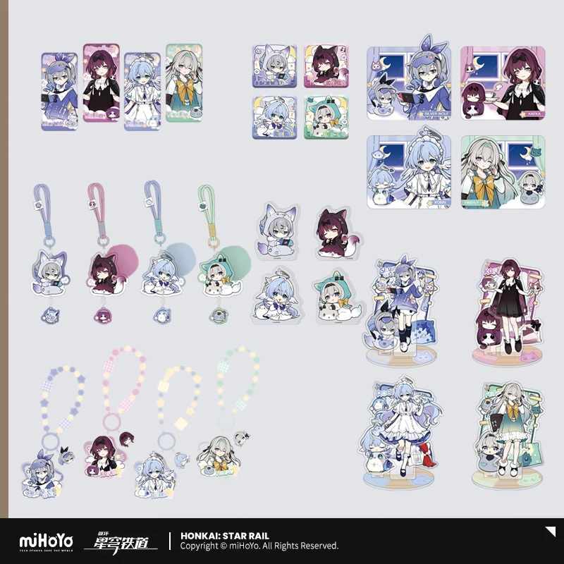 Sunsyea Honkai Star Rail สินค้าอย่างเป็นทางการ miHoYo เดิมแท้ NvSSS Series อะคริลิคการ์ด Robin Kafka