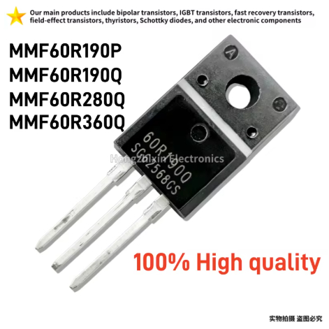 5PCS 100% คุณภาพสูง MMF60R190P MMF60R190Q MMF60R280Q MMF60R360Q TO-220F 60R190P 60R190Q 60R280Q 60R3