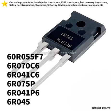 1-5PCS ใหม่ Original 60R055F7 TO-247 IPW 6R070C6 6R041C6 6R075P 6R041P6 6R045 IPW MOS Field-Effect ท