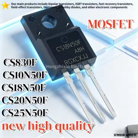 5PCS ใหม่ 100% คุณภาพ CS830F CS10N50F 10N50 CS18N50F 18N50 CS20N50F 20N50 CS25N50F 25N50 TO-220F MOS