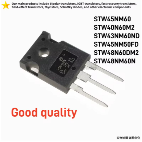 1-5PCS STW45NM60 STW40N60M2 STW43NM60ND STW45NM50FD STW48N60DM2 STW48NM60N TO-247 45NM60 40N60 40N60