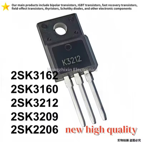 5PCS ใหม่ 2SK3162 2SK3160 2SK3212 2SK3209 2SK2206 TO-220F MOSFET K3162 K3160 K3212 K3209 K2206