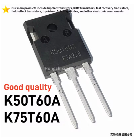 1-5PCS K50T60A K75T60A TO-247 IKW50N60TA IKW75N60TA IGBT Power ทรานซิสเตอร์