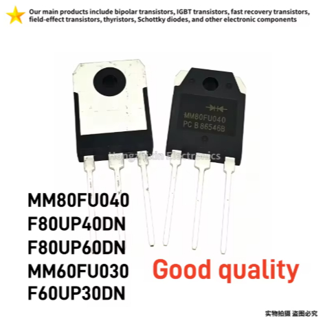 1-5PCS MM80FU040 F80UP40DN F80UP60DN MM60FU030 F60UP30DN TO-3P Fast recovery วงจรเรียงกระแสไดโอด