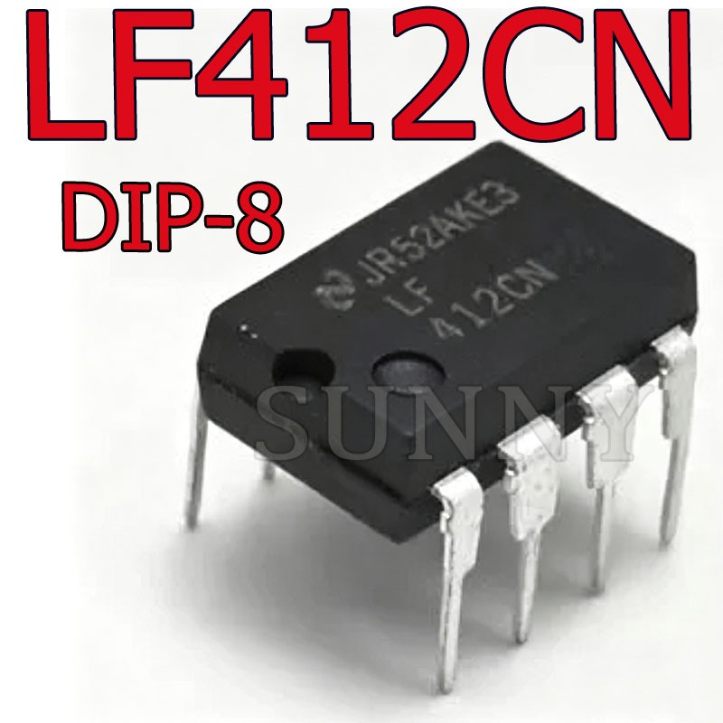 5 ~ 10PCS LF412CP LF412ACN เครื่องขยายเสียง LF412CN LF442CN ยี่ห้อใหม่ชิป DIP-8 In-Line