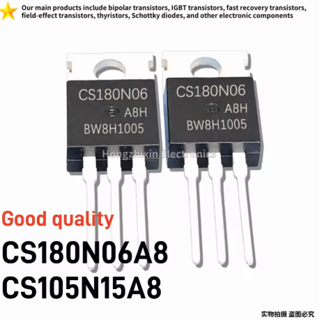 5PCS ใหม่ CS180N06A8 CS180N06 CS105N15A8 CS105N15 TO-220 MOS Field-effect ทรานซิสเตอร์
